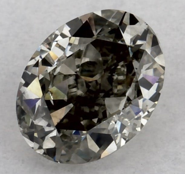 0.43-Carat oval diamond Blue NIle