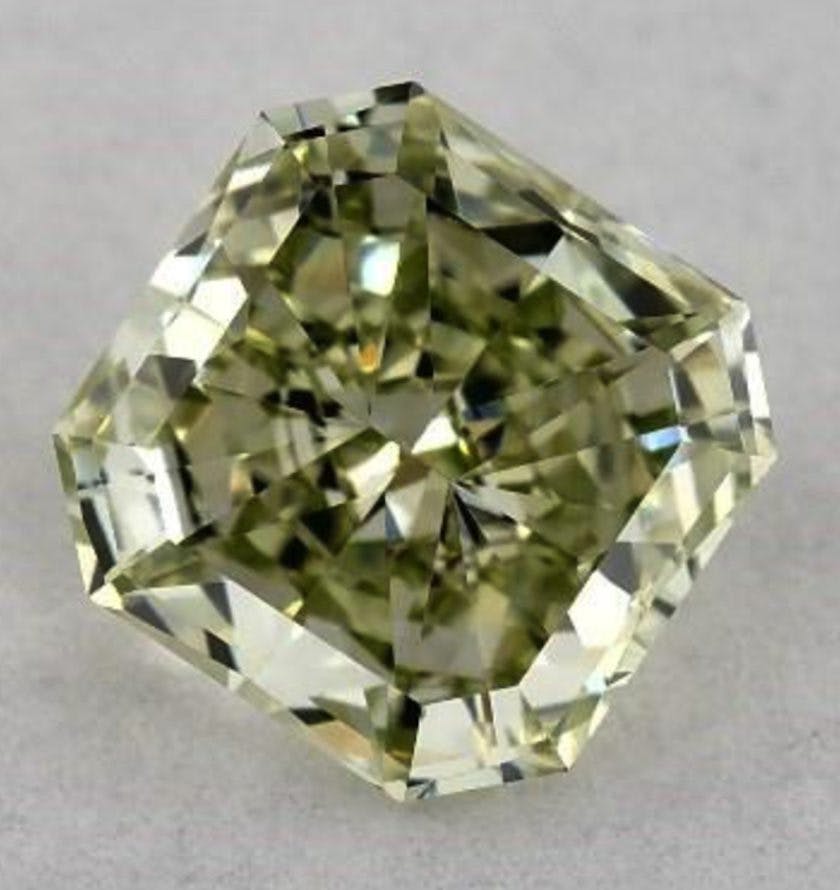 0.52-ct Fancy Intense green diamond