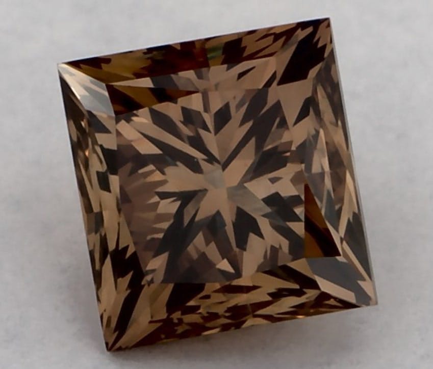 0.70 Carat brown princess diamond james Allen