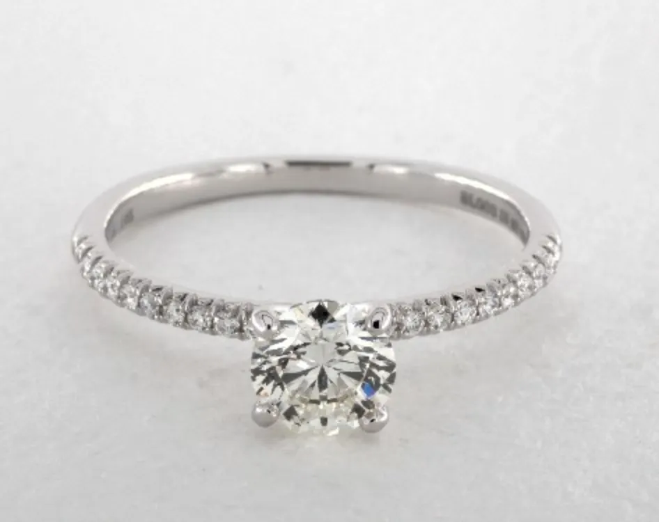 oval-cut diamond guide - 1ct round ring