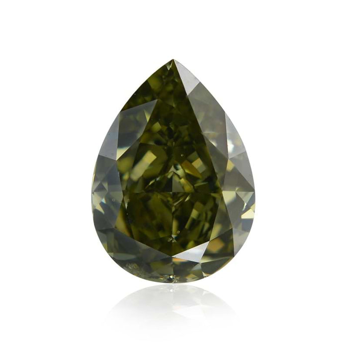1.30 Chameleon SI1 Fancy Color Pear Diamond