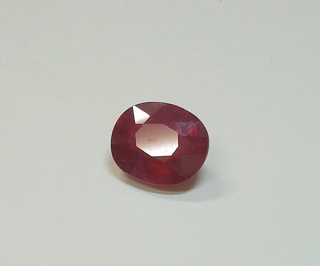 gemstone enhancements - heated ruby