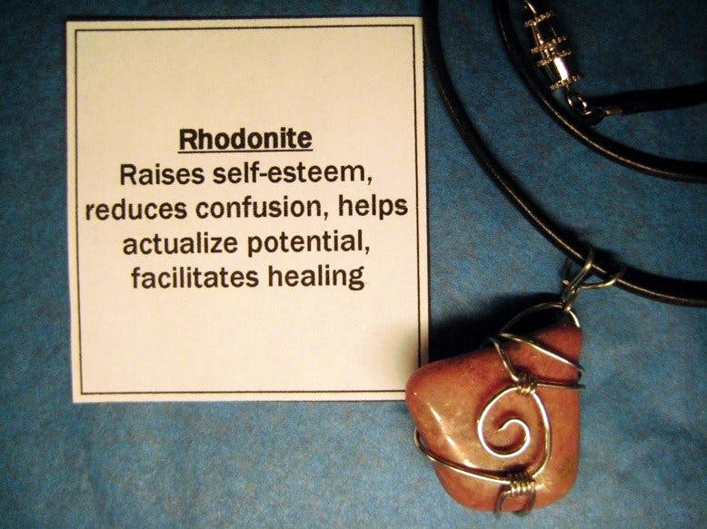 rhodonite - dull luster