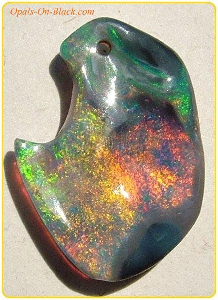 Tips for Cabbing and Carving Opals - Lightning Ridge Black Opal