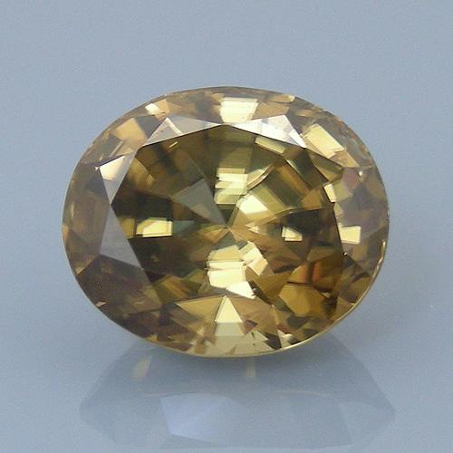 zircon 49 before - repaired and recut gems