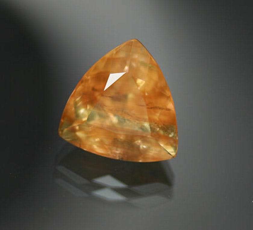 triangle-cut scapolite - Tanzania