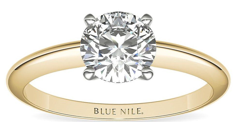 Classic Four Prong Solitaire Engagement Ring Blue Nile