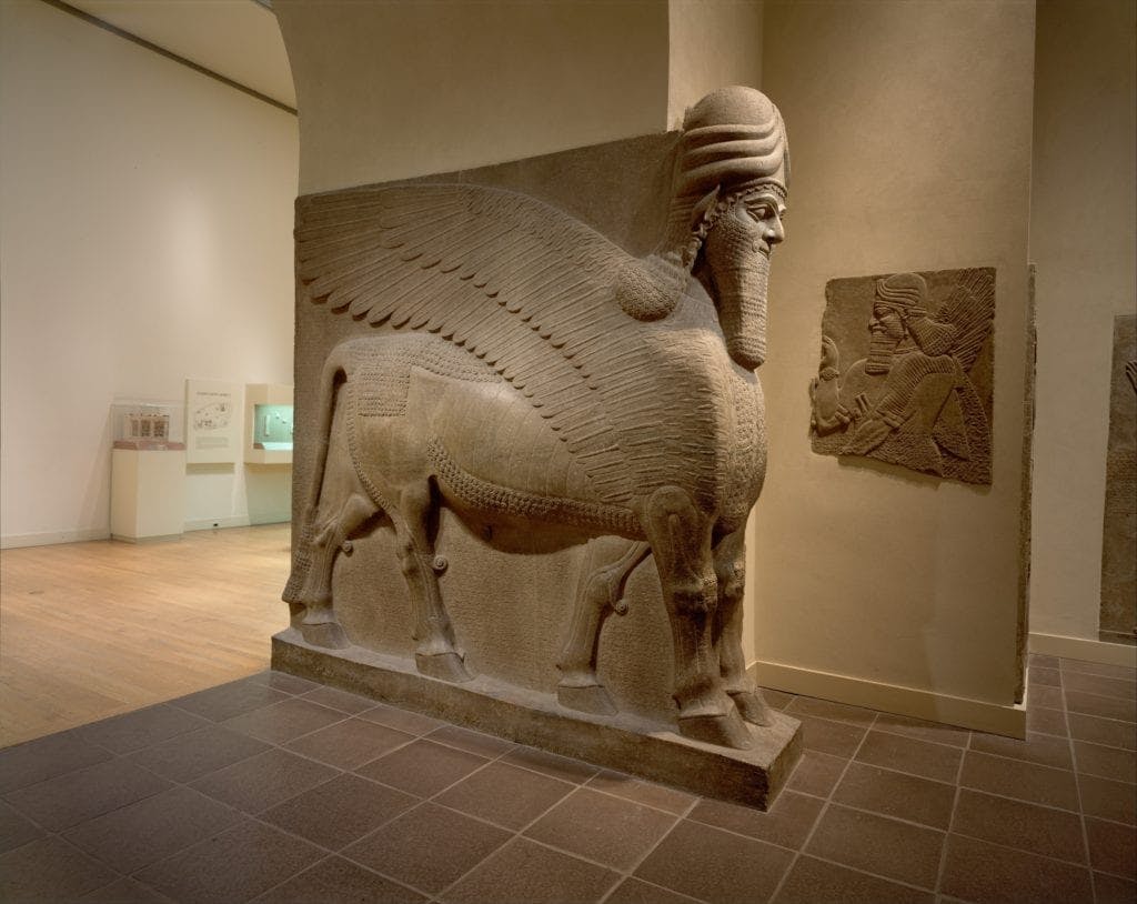 Mesopotamian alabaster relief