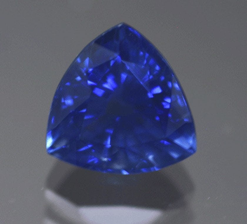 triangle mixed-cut sapphire - Sri Lanka