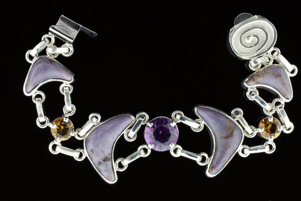 Turkish Purple Jade Jewelry - bracelet