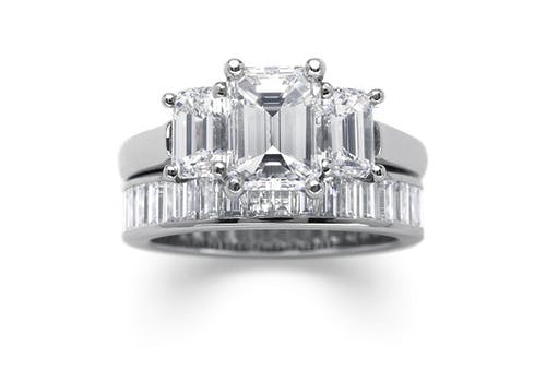 fancy gem cuts - emerald-cut diamond