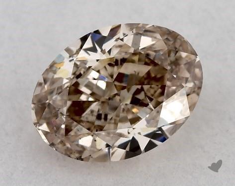  1.01 Carat Brown SI2  oval diamond