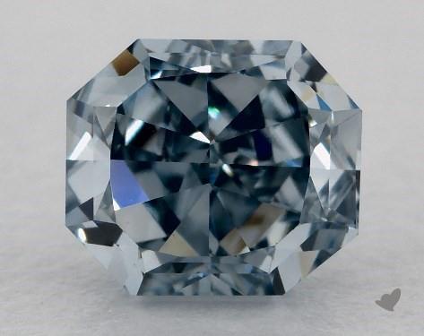  0.76 Carat Blue VS1  radiant diamond
