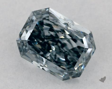  1.01 Carat Blue SI1  radiant diamond