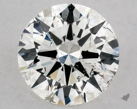  0.50 Carat I SI1 Excellent Cut round diamond