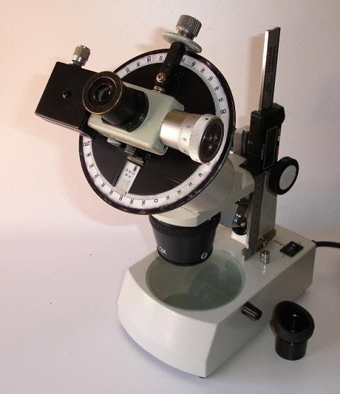 figure 7 - filar micrometer and goniometer