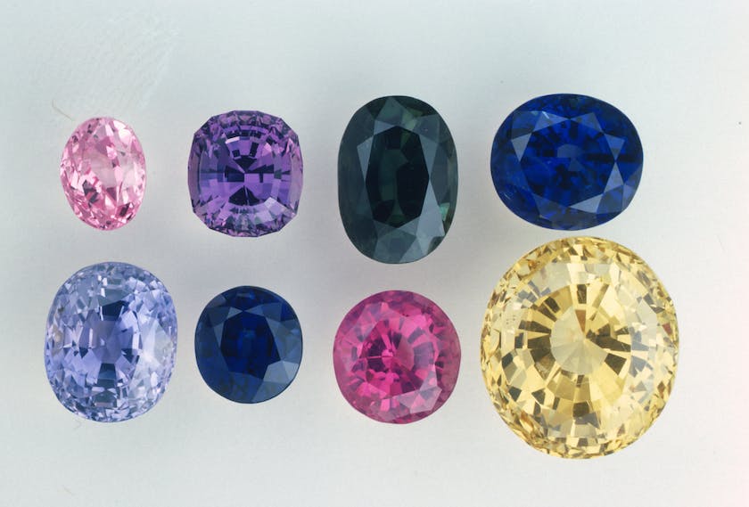 Sri Lankan sapphires