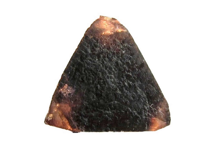 large chambersite crystal - backlit