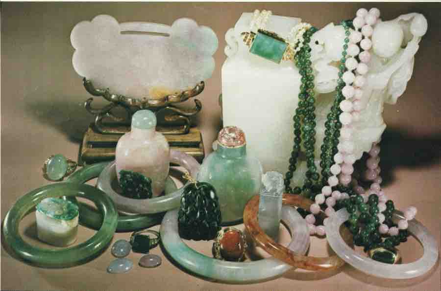 Jade pieces - China and Russia