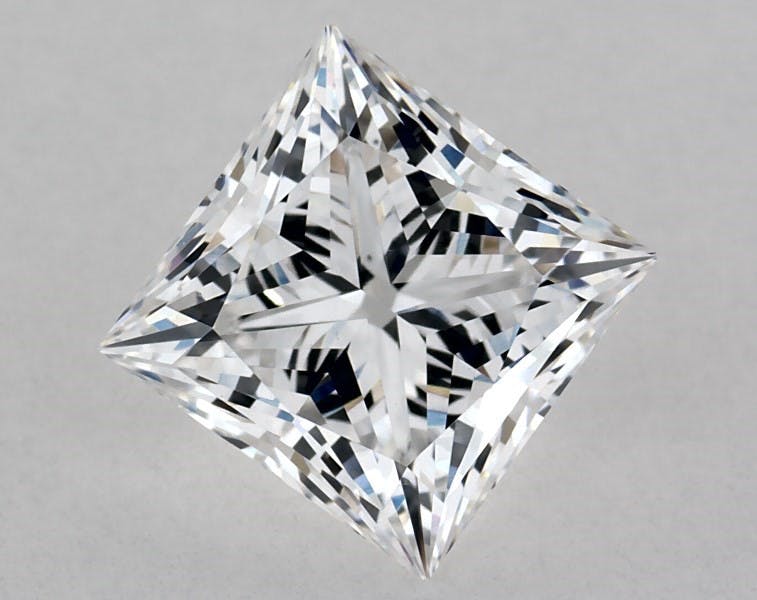 Lab Grown 2.01-Carat Princess Cut Diamond Blue Nile