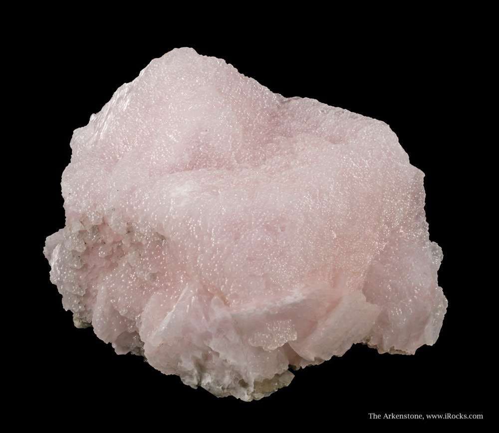 manganoan calcite, normal light - gemstone luminescence