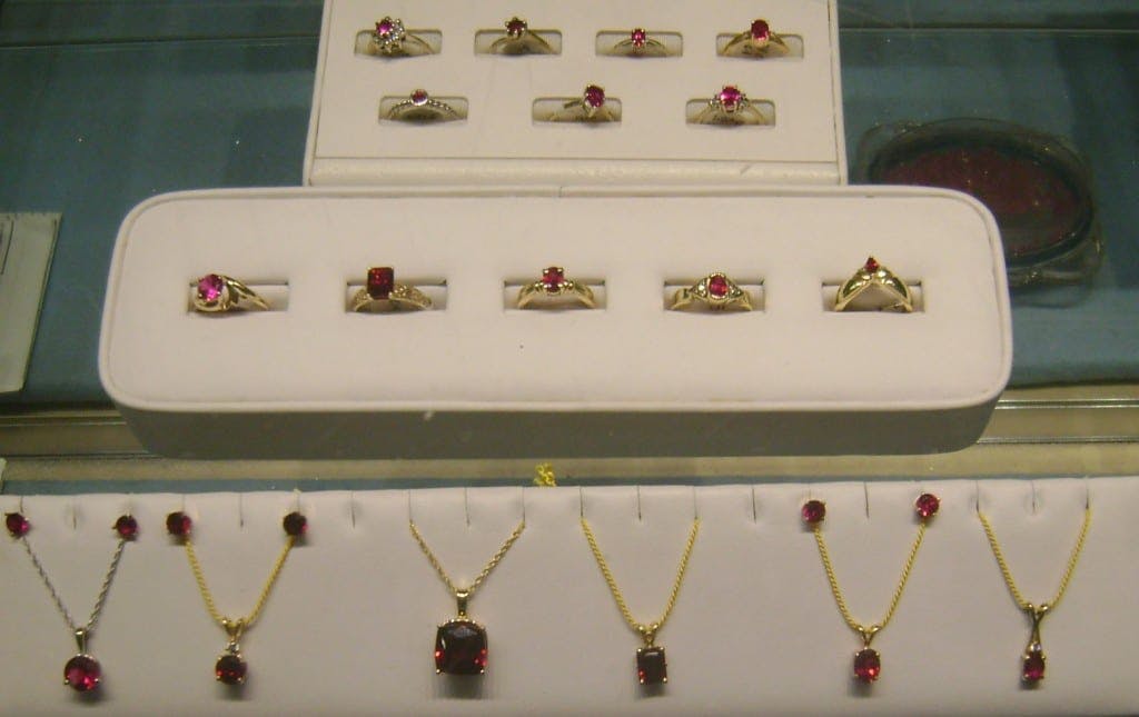 man-made rubies