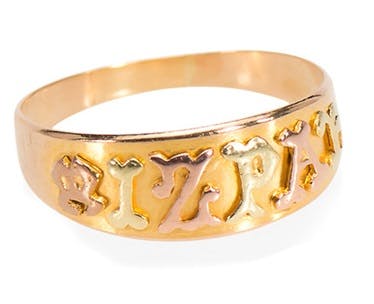Mizpah Ring - Aesthetic Period jewelry
