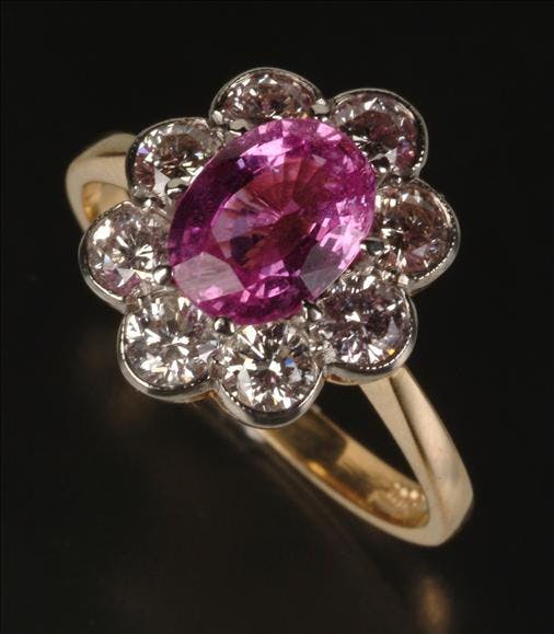 pink sapphire ring - classic engagement ring stones