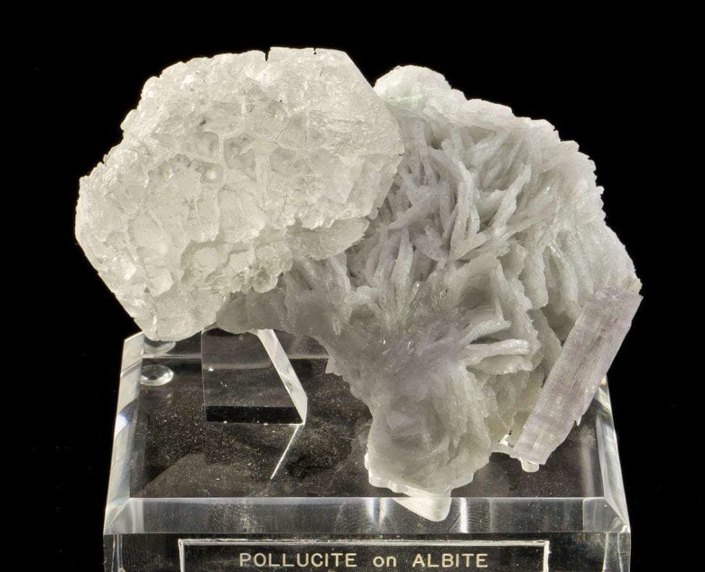 pollucite mineral specimen