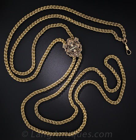 Slide Chain - Victorian Period jewelry