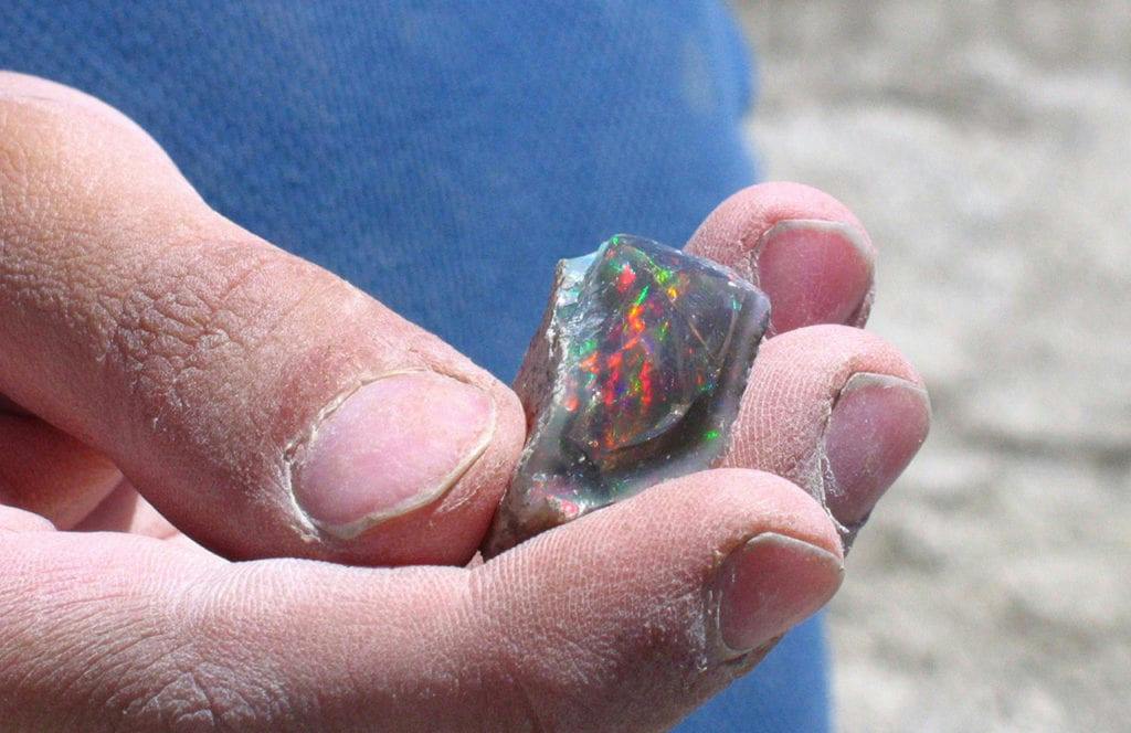 fee digger opal find, Bonanza Opal Mines - gem hunting in the US