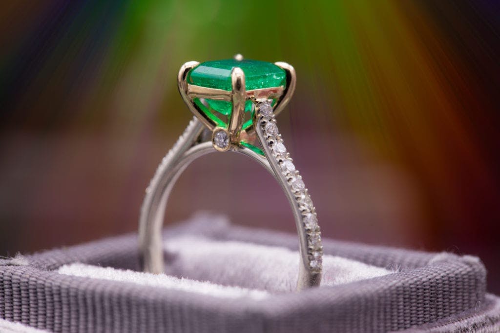 cathedral style - engagement ring setting