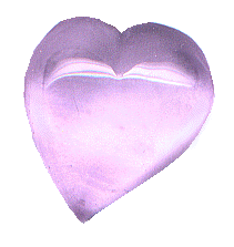 Frosted Cabochon Heart