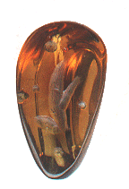 Inclusions in Transparent Gems - Carved Citrine