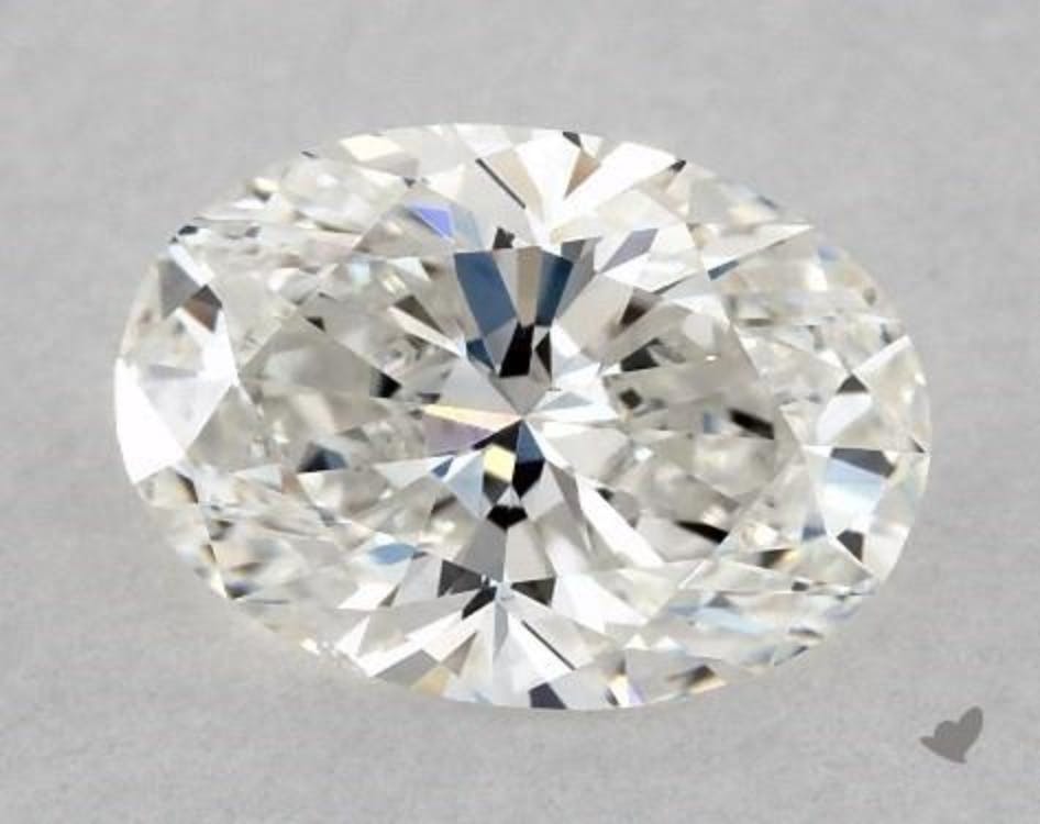 oval-cut diamond guide - l:w 1.41