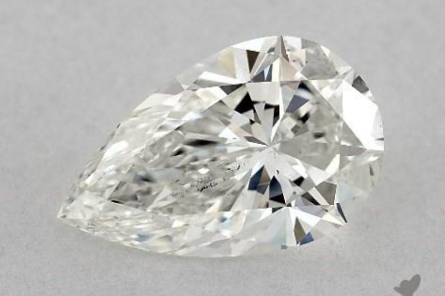 pear-shaped diamond guide - L/W ratio 1.61
