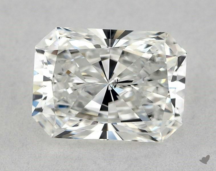 SI1 not eye-clean - radiant-cut diamonds
