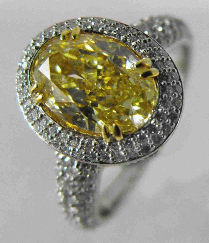 fancy-colored yellow diamond buying - canary diamond