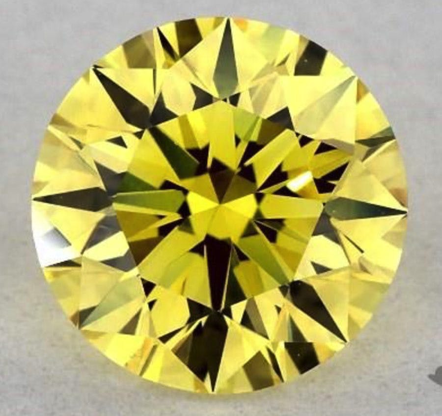 round fancy yellow diamond - classic engagement ring stones
