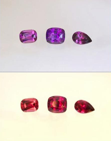 Color Change Garnet - Purple to Red
