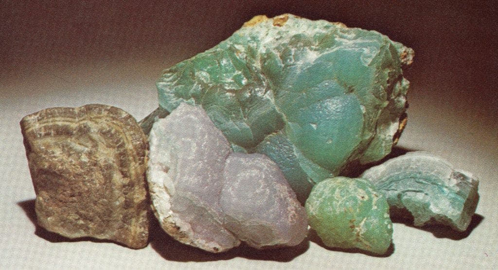 Smithsonite crystals - Mexico and New Mexico
