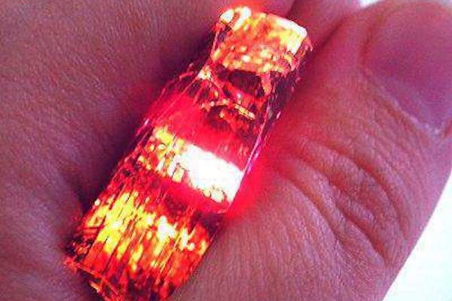 tanzanite crystal - red/maroon