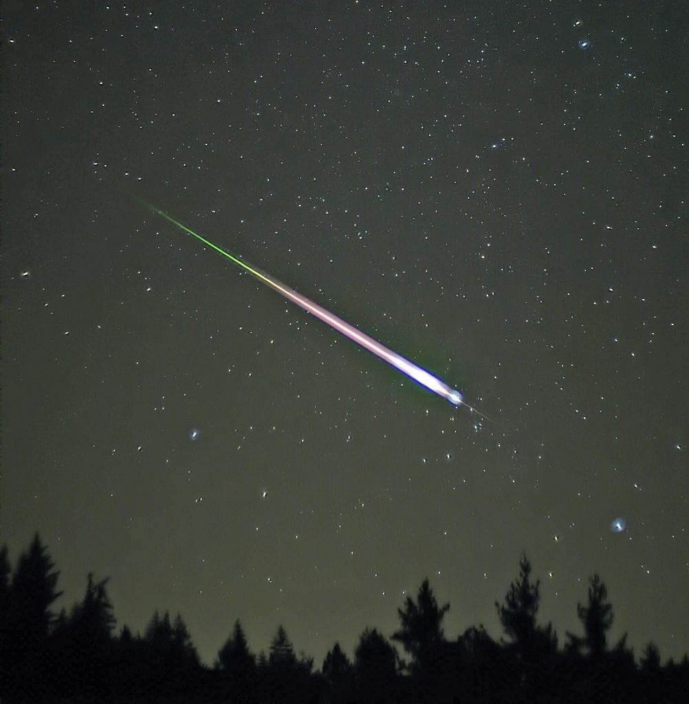 Leonid meteor