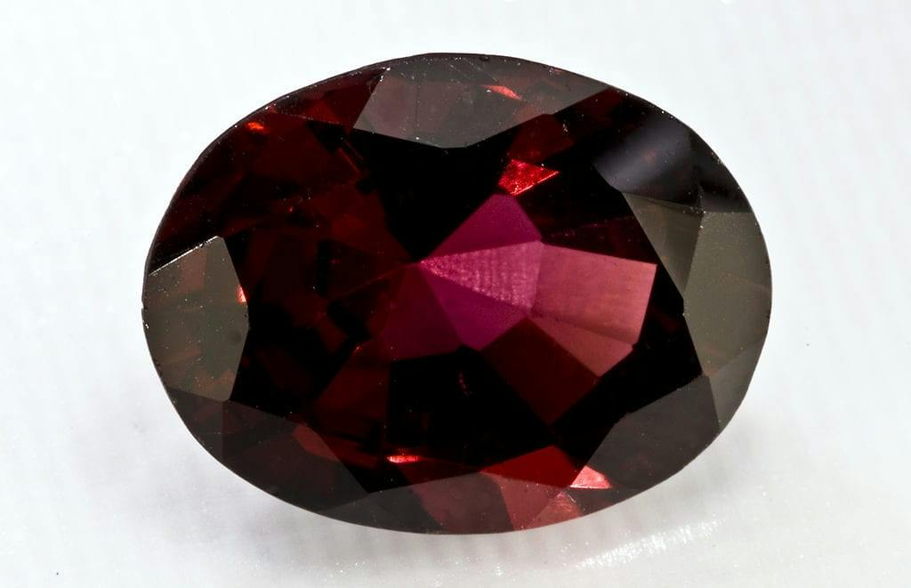 almandine garnet - gem identification