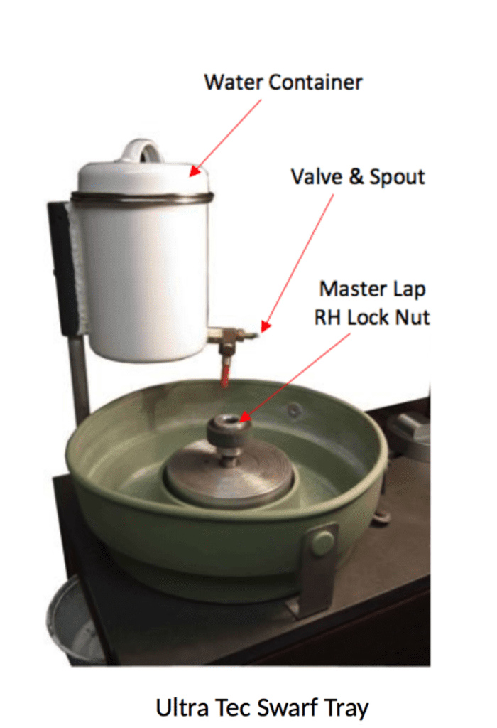 ultra tec water reservoir - faceting machines and equipment