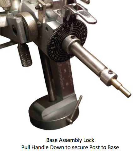 base assembly lock - faceting machines and equipment