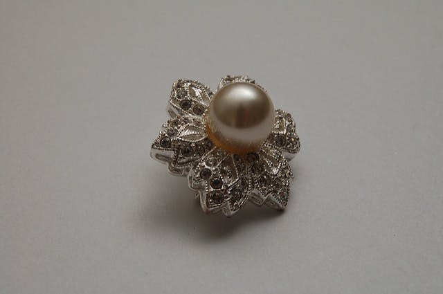 pearl brooch