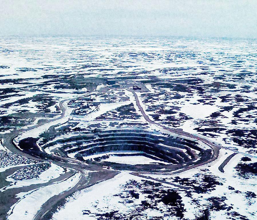 open pit diamond mining - Canada