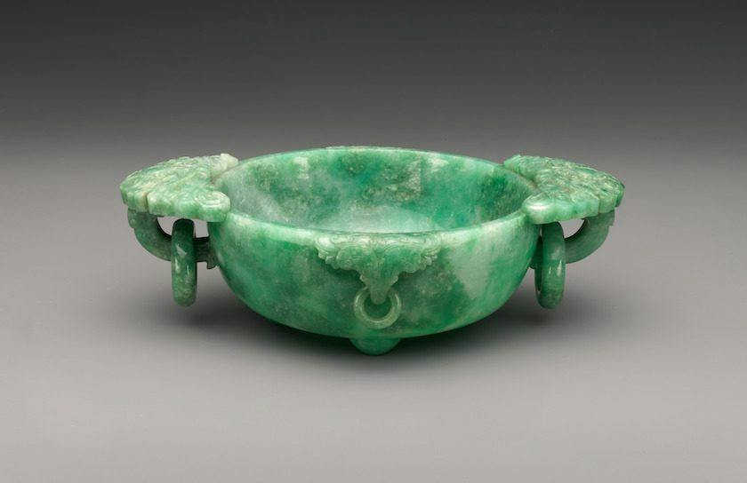 jadeite bowl - Qing Dynasty China