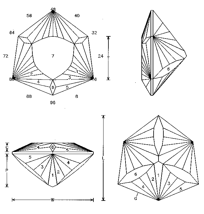 Fan Shield Cut - Diagrams